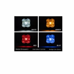 White Sport Backlit Led Stage Series 3" Pod (pair) Light - Diode Dynamics(Skuiddd6853pskuid Stage Series 3 White Sport Backlit Led Pod Pair Diode Dynamics) -Biken Biker Store 11 3744f757 1a09 4582 95b1 8a57c68ab152