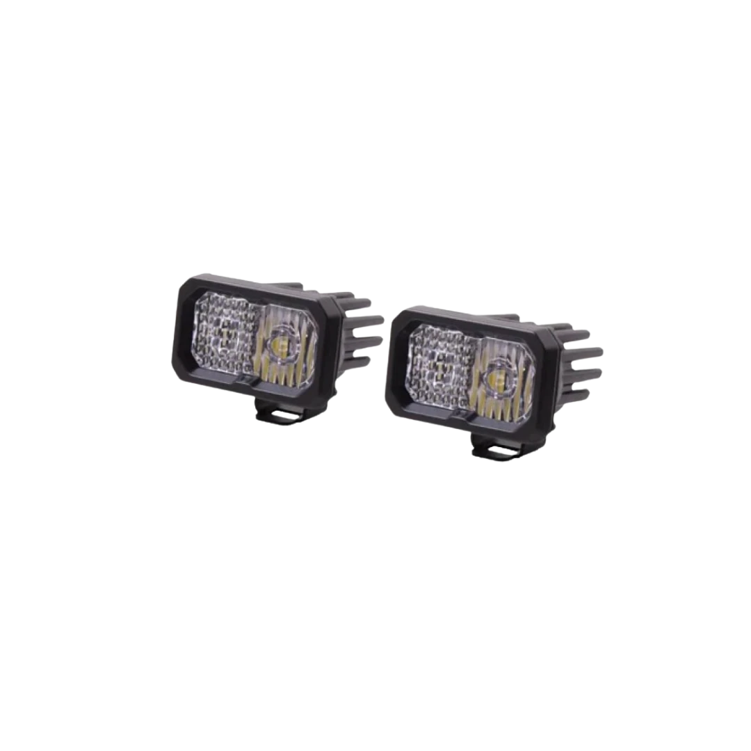 White Sport Backlit Led Stage Series 2" Pod (pair) Light - Diode Dynamics(Skuiddd6382pskuid Stage Series 2 White Sport Led Pod Pair Diode Dynamics) 2 White Sport Backlit Led Stage Series 2" Pod (pair) Light - Diode Dynamics(Skuiddd6382pskuid Stage Series 2 White Sport Led Pod Pair Diode Dynamics) - Image 2