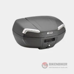 Givi 46 LTR Monolock® Top-Case Black With Smoked Reflector, Universal Mounting Plate Included(Skuide46ntskuid Copy Of 46 Ltr Monolock Top Case Black With Red Reflectors Universal Mounting Plate Included)