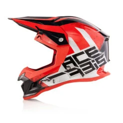 Profile 4 Helmet - White/Red - Acerbis(Profile 4 Helmet White Red Acerbis) -Biken Biker Store Acerbis Profile 4 Red White Helmet 7132504022 03