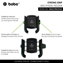 PRO PLUS Quick Release With PRO PLUS Vibration Damper Enhanced BM4 PRO PLUS Bike / Cycle Phone Holder Motorcycle Mobile Mount - Bobo - BB-BM-014-021001-1(Skuidbb Bm 014 021001 1skuid Pro Plus Quick Release With Pro Plus Vibration Damper Enhanced Bm4 Pro Plus Bike Cycle Phone Holder Motorcycle Mobile Mount Bobo Bb Bm 014 021001 1) 9 PRO PLUS Quick Release With PRO PLUS Vibration Damper Enhanced BM4 PRO PLUS Bike / Cycle Phone Holder Motorcycle Mobile Mount - Bobo - BB-BM-014-021001-1(Skuidbb Bm 014 021001 1skuid Pro Plus Quick Release With Pro Plus Vibration Damper Enhanced Bm4 Pro Plus Bike Cycle Phone Holder Motorcycle Mobile Mount Bobo Bb Bm 014 021001 1) -Biken Biker Store BB BM 014 021001 5