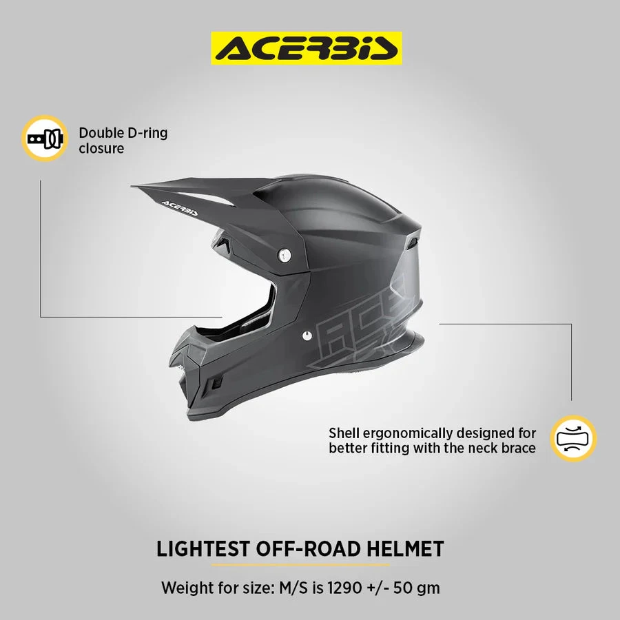 Profile 4 Helmet - Matt Black - Acerbis(Profile 4 Helmet Matt Black Acerbis) 8 Profile 4 Helmet - Matt Black - Acerbis(Profile 4 Helmet Matt Black Acerbis) - Image 8