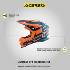 Profile 4 Helmet - Orange/Blue - Acerbis(Profile 4 Helmet Orange Blue Acerbis) 15 Profile 4 Helmet - Orange/Blue - Acerbis(Profile 4 Helmet Orange Blue Acerbis) -Biken Biker Store Blue Orange Proflie 4 2