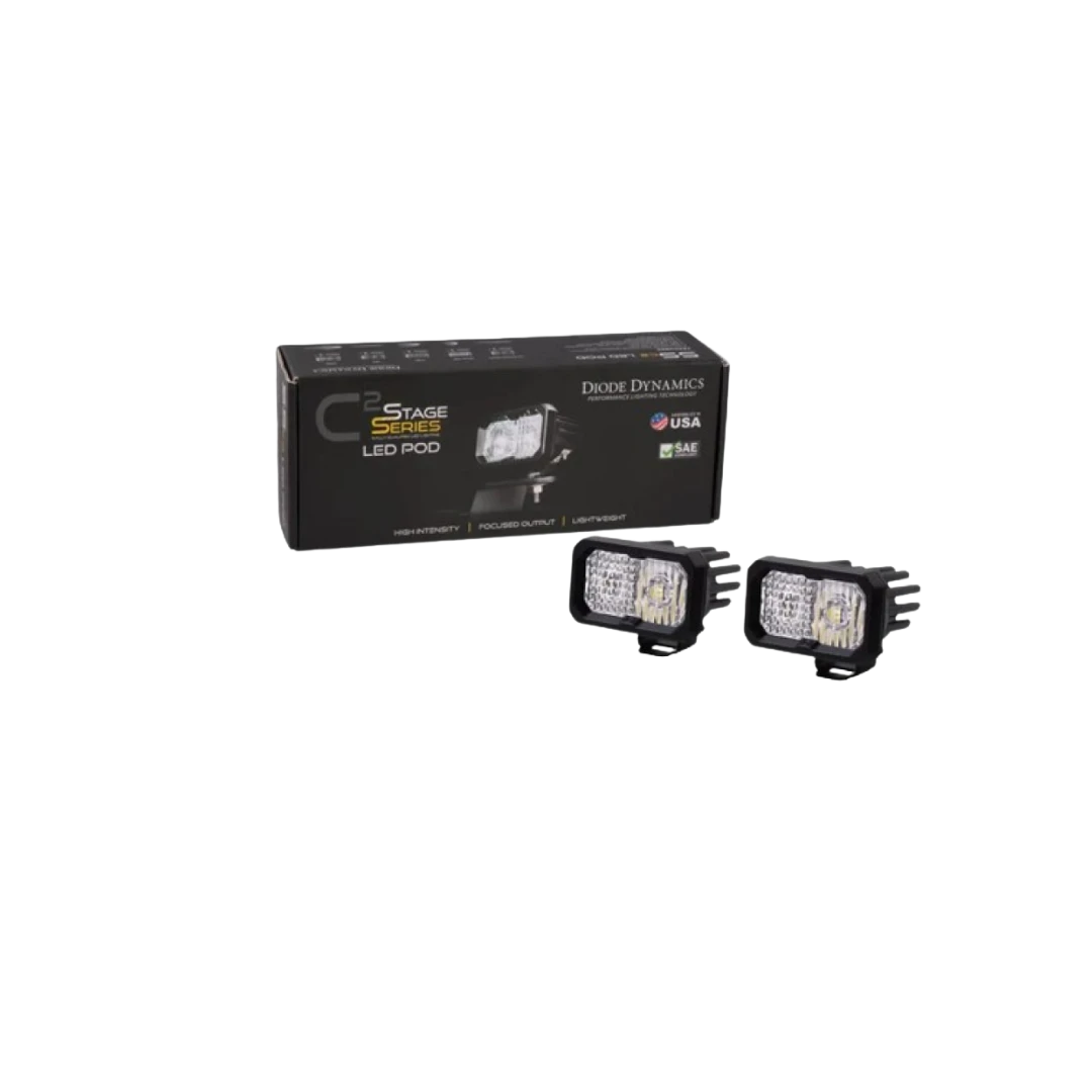 White Pro Backlit Led Stage Series C2 Pod (pair) Light - Diode Dynamics(Skuiddd6403pskuid Stage Series 2 White Pro Led Pod Pair Diode Dynamics) 3 White Pro Backlit Led Stage Series C2 Pod (pair) Light - Diode Dynamics(Skuiddd6403pskuid Stage Series 2 White Pro Led Pod Pair Diode Dynamics) - Image 3