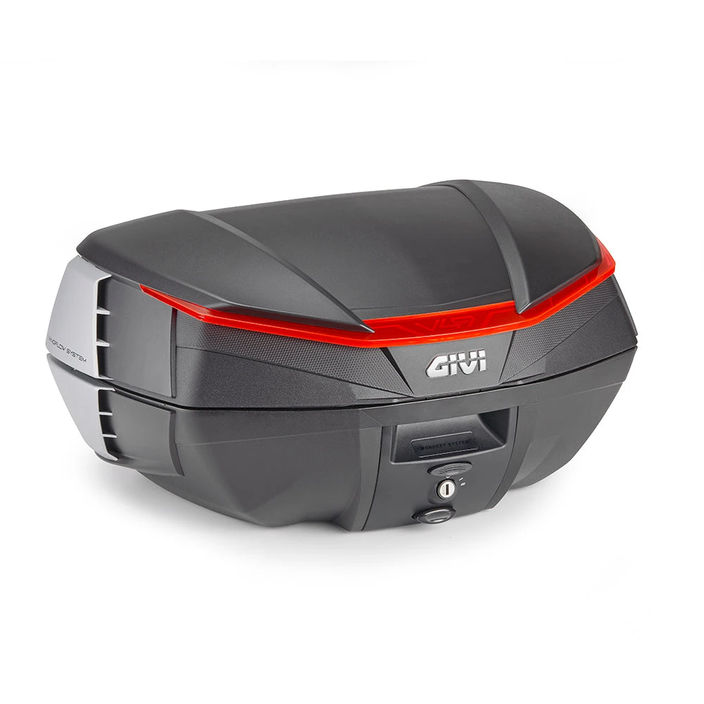 Monokey Air Top Box 49Ltr Black With Red Reflector- Givi(Monokey Air Top Box 49ltr Black With Red Reflector Givi) 1 Monokey Air Top Box 49Ltr Black With Red Reflector- Givi(Monokey Air Top Box 49ltr Black With Red Reflector Givi)