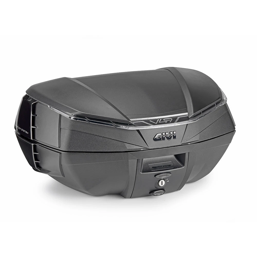 Monokey Air Top Box 49Ltr Black With Smoked Reflector- Givi(Monokey Air Top Box 49ltr Black With Smoked Reflector Givi) 1 Monokey Air Top Box 49Ltr Black With Smoked Reflector- Givi(Monokey Air Top Box 49ltr Black With Smoked Reflector Givi)