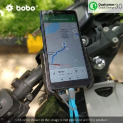 BOBO BM1 PRO Jaw-Grip Bike Phone Holder With Fast USB 3.0 Charger (Black)(Skuidbb Bm 001 011001skuid Bobo Bm1 Pro Jaw Grip Bike Phone Holder With Fast Usb 3 0 Charger Black) 7 BOBO BM1 PRO Jaw-Grip Bike Phone Holder With Fast USB 3.0 Charger (Black)(Skuidbb Bm 001 011001skuid Bobo Bm1 Pro Jaw Grip Bike Phone Holder With Fast Usb 3 0 Charger Black) -Biken Biker Store bobo bm1 pro jaw grip bike phone holder with fast usb 3 0 charger black mounts 752