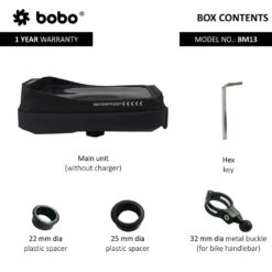BOBO BM13 Waterproof Zip Box Bike / Cycle Phone Holder Motorcycle Mobile Mount(Skuidbb Bm 013 001001skuid Bobo Bm13 Waterproof Zip Box Bike Cycle Phone Holder Motorcycle Mobile Mount) -Biken Biker Store bobo bm13 waterproof zip box bike cycle phone holder motorcycle mobile mount 458
