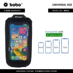 BOBO BM13 Waterproof Zip Box Bike / Cycle Phone Holder Motorcycle Mobile Mount(Skuidbb Bm 013 001001skuid Bobo Bm13 Waterproof Zip Box Bike Cycle Phone Holder Motorcycle Mobile Mount) -Biken Biker Store bobo bm13 waterproof zip box bike cycle phone holder motorcycle mobile mount 884
