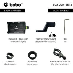 BOBO BM3 Aluminium Phone Holder Mount (Black)(Skuidbb Bm 003 001001skuid Bobo Bm3 Aluminium Phone Holder Mount Black) 11 BOBO BM3 Aluminium Phone Holder Mount (Black)(Skuidbb Bm 003 001001skuid Bobo Bm3 Aluminium Phone Holder Mount Black) -Biken Biker Store bobo bm3 aluminium phone holder mount black mounts 435