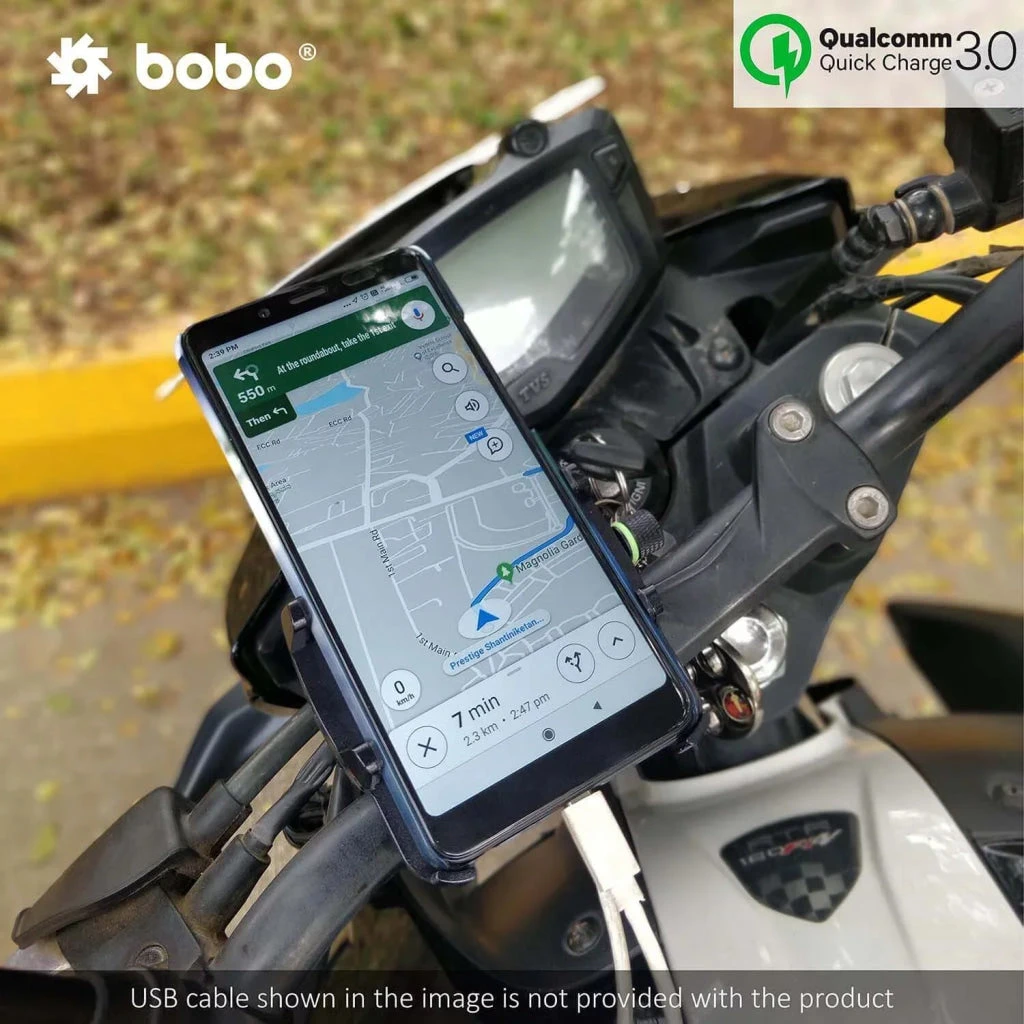BOBO BM5 Aluminium Phone Holder Mount (Black)(Skuidbb Bm 005 001001skuid Bobo Bm5 Aluminium Phone Holder Mount Black) 4 BOBO BM5 Aluminium Phone Holder Mount (Black)(Skuidbb Bm 005 001001skuid Bobo Bm5 Aluminium Phone Holder Mount Black) - Image 4