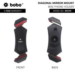 BOBO BM7 Diagonal-Grip Mobile Phone Holder Mount (Black)(Skuidbb Bm 007skuid Bobo Bm7 Diagonal Grip Mobile Phone Holder Mount Black) -Biken Biker Store bobo bm7 diagonal grip mobile phone holder mount black mounts 339