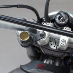 Cigarette Lighter Or USB Outlet Bracket (for Handlebar Mount With M8 Screw) - SW-Motech(Skuidema 00 107 12300skuid Cigarette Lighter Or Usb Socket Bracket For Handlebar Mount With M8 Screw Sw Motech)