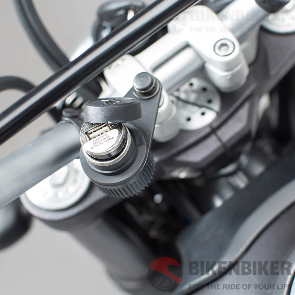 Cigarette Lighter Or USB Outlet Bracket (for Handlebar Mount With M8 Screw) - SW-Motech(Skuidema 00 107 12300skuid Cigarette Lighter Or Usb Socket Bracket For Handlebar Mount With M8 Screw Sw Motech) 3 Cigarette Lighter Or USB Outlet Bracket (for Handlebar Mount With M8 Screw) - SW-Motech(Skuidema 00 107 12300skuid Cigarette Lighter Or Usb Socket Bracket For Handlebar Mount With M8 Screw Sw Motech) - Image 3