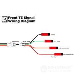 Denali T3 Modular Switchback LED Front Signal Pods(Skuiddnl T3 10200skuid T3 Modular Switchback Signal Pods Front Denali) -Biken Biker Store denali t3 modular switchback led front signal pods lighting 126