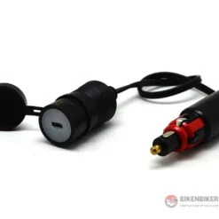 DIN+Cigarette (Changeable) To USB Type-C (Straight) Adapter - Cliff Top(Skuidty A1002pskuid Din Cigarette Changeable To Usb Type C Straight Adapter Cliff Top)