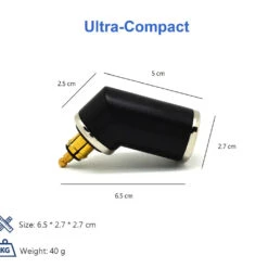 DIN (Hella) To 36W PD USB-C + QC 3.0 (ANGLED) - Cliff Top - TY-A2006(Skuidty A2006skuid Din To 36w Usb Usb Type C Angled Adapter Cliff Top) 10 DIN (Hella) To 36W PD USB-C + QC 3.0 (ANGLED) - Cliff Top - TY-A2006(Skuidty A2006skuid Din To 36w Usb Usb Type C Angled Adapter Cliff Top) -Biken Biker Store din hella to 36w pd usb c qc 3 0 angled cable 904