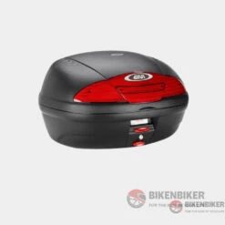 Monolock Top Box 45Ltr Simply II Red Reflectors - Givi(Skuide450nskuid E450 Simply Ii Top Case Red Reflectors Givi)