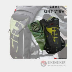 Rucksack Water Bag 3 LtrWith Integrated - Givi(Skuidgrt719vskuid Grt719 Rucksack With Integrated Water Bag 3 Litres Givi) 9 Rucksack Water Bag 3 LtrWith Integrated - Givi(Skuidgrt719vskuid Grt719 Rucksack With Integrated Water Bag 3 Litres Givi) -Biken Biker Store grt719v rucksack with integrated water bag 3 litres givi 191