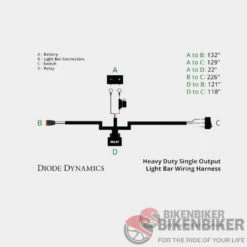 Heavy Duty Single Output 2-Pin Offroad Wiring Harness - Diode Dynamics(Skuiddd4031skuid Heavy Duty Single Output 2 Pin Offroad Wiring Harness Diode Dynamics) 5 Heavy Duty Single Output 2-Pin Offroad Wiring Harness - Diode Dynamics(Skuiddd4031skuid Heavy Duty Single Output 2 Pin Offroad Wiring Harness Diode Dynamics) -Biken Biker Store heavy duty single output 2 pin offroad wiring harness diode dynamics kit 307