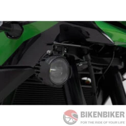 Kawasaki Versys 650 Lighting - Auxiliary Light Mount - SW-Motech(Skuidnsw 08 518 10000 Bskuid Auxiliary Light Mounts Sw Motech) -Biken Biker Store kawasaki versys 650 lighting auxiliary light mount sw motech lights mounts 605