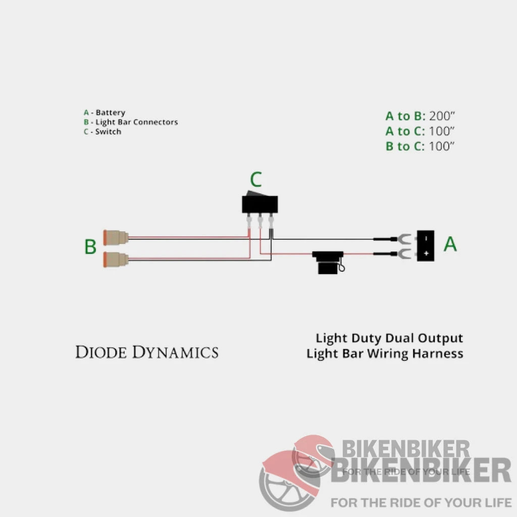 Light Duty Dual Output 2-Pin Offroad Wiring Harness - Diode Dynamics(Skuiddd4033skuid Light Duty Dual Output 2 Pin Offroad Wiring Harness Diode Dynamics) 4 Light Duty Dual Output 2-Pin Offroad Wiring Harness - Diode Dynamics(Skuiddd4033skuid Light Duty Dual Output 2 Pin Offroad Wiring Harness Diode Dynamics) - Image 4