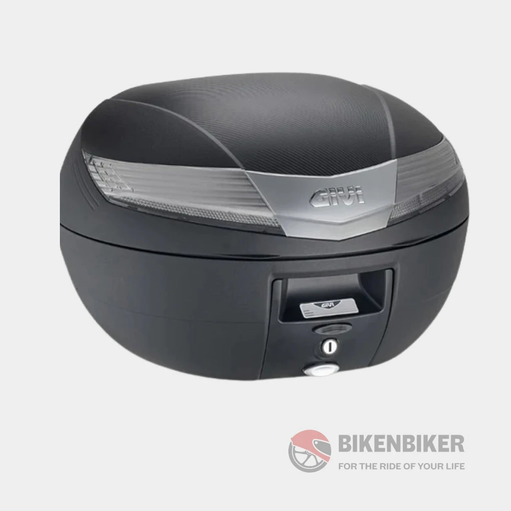 Monokey Tech Top Box 40Ltr With Smoked Reflectors - Givi(Skuidv40ntskuid V40 Top Case With Smoked Reflectors Givi) 1 Monokey Tech Top Box 40Ltr With Smoked Reflectors - Givi(Skuidv40ntskuid V40 Top Case With Smoked Reflectors Givi)