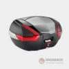 Monokey Top Box 47Ltr With Red Reflectors - Givi(Skuidv47nskuid V46n Top Case With Red Reflectors Givi) 3 Monokey Top Box 47Ltr With Red Reflectors - Givi(Skuidv47nskuid V46n Top Case With Red Reflectors Givi) -Biken Biker Store monokey v47n top case with red reflectors givi 715