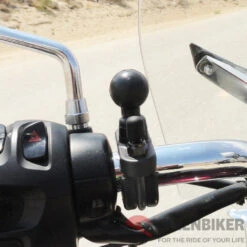 RAM Mounts Base - Rail With Zinc Coated U-Bolt(Skuidram B 231zuskuid Ram Rail Base With Zinc Coated U Bolt 1 Ball For Rails From 0 5 To 1 25 In Diameter) 6 RAM Mounts Base - Rail With Zinc Coated U-Bolt(Skuidram B 231zuskuid Ram Rail Base With Zinc Coated U Bolt 1 Ball For Rails From 0 5 To 1 25 In Diameter) -Biken Biker Store ram mounts base rail with zinc coated u bolt accessory 251