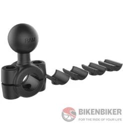 RAM Mounts Base - Torque 3/8" - 5/8" Diameter Mini Rail Base With 1" Ball(Skuidram B 408 37 62uskuid Ram Base Torque 3 8 5 8 Diameter Mini Rail Base With 1 Ball) -Biken Biker Store ram mounts base torque 3 8 5 diameter mini rail with 1 ball accessory 188
