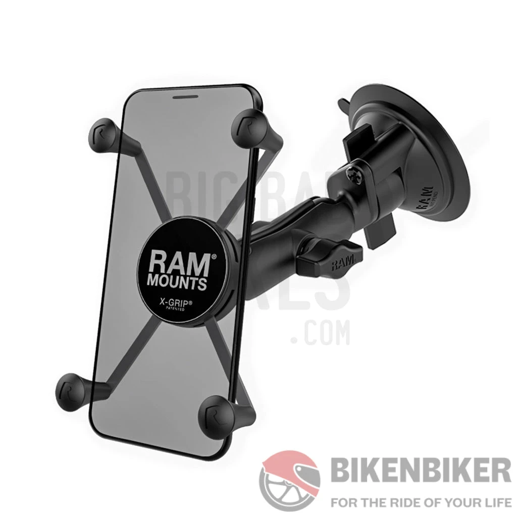 RAM Mounts Large X-Grip Phone Mount W/ Suction Cup(Skuidram B 166 Un10uskuid Ram Mounts Large X Grip Phone Mount W Suction Cup) 2 RAM Mounts Large X-Grip Phone Mount W/ Suction Cup(Skuidram B 166 Un10uskuid Ram Mounts Large X Grip Phone Mount W Suction Cup) - Image 2