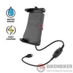 RAM Mounts Quick-Grip™ Waterproof Wireless Charging Holder(Skuidram Hol Un14wbskuid Ram Mounts Quick Grip Waterproof Wireless Charging Holder)