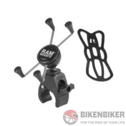 RAM® Mounts X-Grip® Phone Mount With RAM® Snap-Link™ Tough-Claw™(Skuidram Hol Un7 400uskuid Ram Tough Claw Mount With Universal X Grip Phone Cradle)