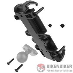 RAM® Quick-Grip™ Phone Holder With Ball (below 5")(Skuidram Hol Pd3 238auskuid Ram Quick Grip Phone Holder With Ball Below 5) -Biken Biker Store ram r quick grip phone holder with ball below 5 accessories 230