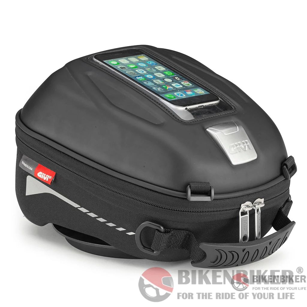 Sport-T Range Tanklock Tank Bag 4Ltr- Givi(Skuidst602bskuid Givi St602b Tanklock Tank Bag 4 Litres Sport T Range) 1 Sport-T Range Tanklock Tank Bag 4Ltr- Givi(Skuidst602bskuid Givi St602b Tanklock Tank Bag 4 Litres Sport T Range)
