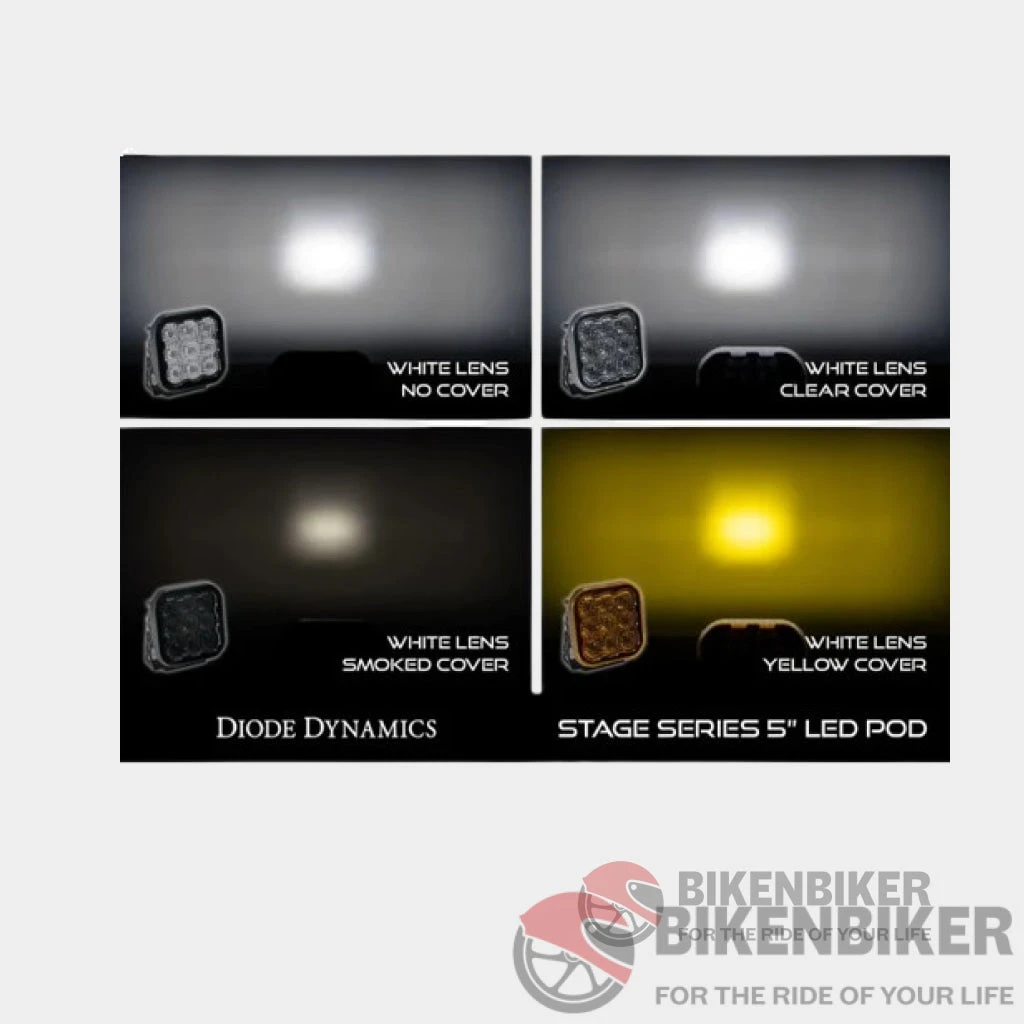 Stage Series 5" LED Pod Lens Covers - Diode Dynamics(Skuiddd7217skuid Stage Series 5 Led Pod Lens Covers Diode Dynamics) 6 Stage Series 5" LED Pod Lens Covers - Diode Dynamics(Skuiddd7217skuid Stage Series 5 Led Pod Lens Covers Diode Dynamics) - Image 6