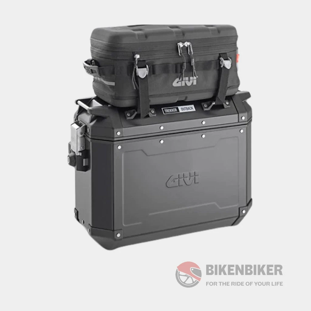 Monokey Trekker Outback Line 48Ltr Side Box Black- Givi(Skuidobkn48blskuid Trekker Outback 48 Black Line Side Cases Givi) 2 Monokey Trekker Outback Line 48Ltr Side Box Black- Givi(Skuidobkn48blskuid Trekker Outback 48 Black Line Side Cases Givi) - Image 2