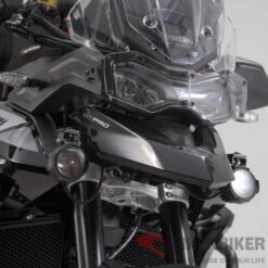 Triumph Tiger 900 Lighting - Auxiliary Light Mount - SW-Motech(Skuidnsw 11 953 10000 Bskuid Triumph Tiger 900 Lighting Auxiliary Light Mount Sw Motech) -Biken Biker Store triumph tiger 900 lighting auxiliary light mount sw motech lights mounts 640