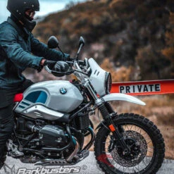 Handguard Mount For BMW RNineT Scrambler - Barkbusters(Skuidbhg 064 00 Npskuid Two Point Handguard Hardware Mount Bmw Rninet Scrambler Barkbusters) -Biken Biker Store two point handguard hardware mount bmw rninet scrambler barkbusters hand guard 422